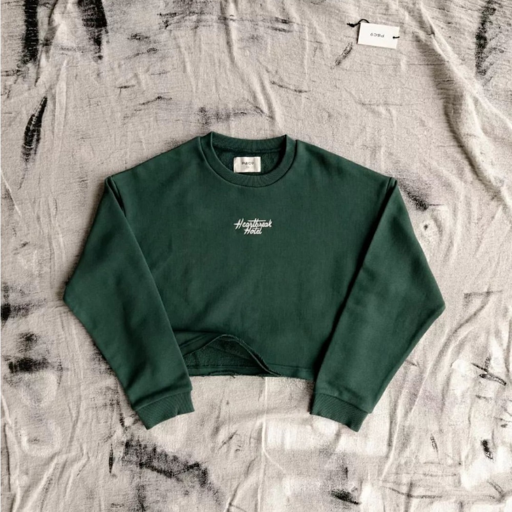 Provisions & Co. P&Co. Heartbreak Hotel Cropped Sweater
